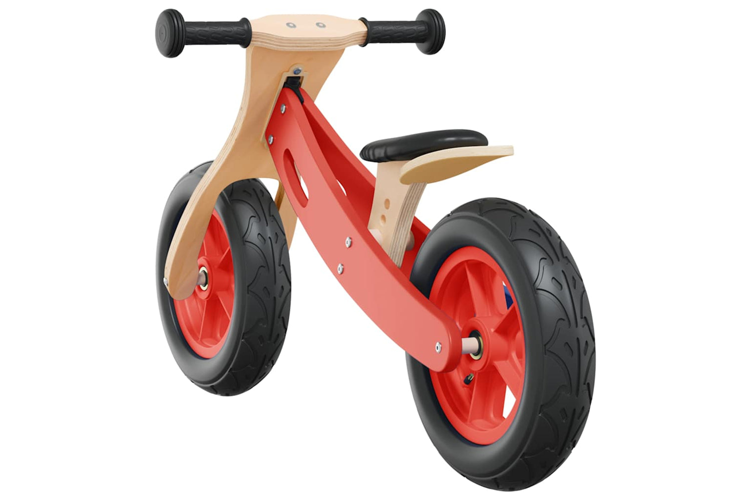 Vidaxl Balance Bike For Children With Air Tyres Red-7