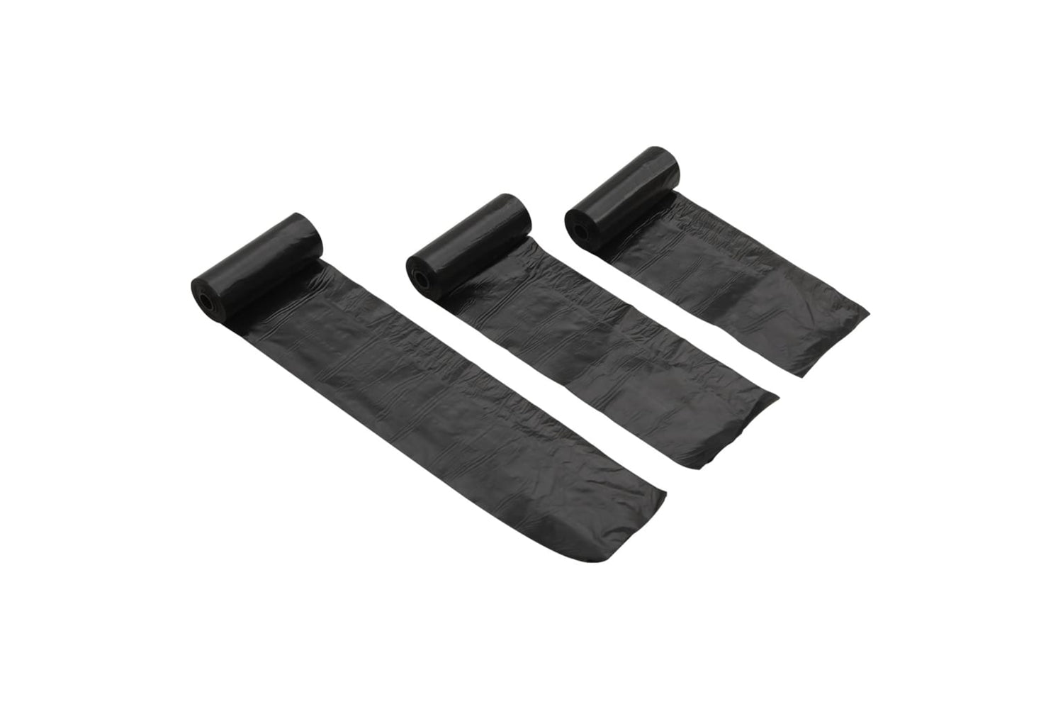 vidaXL Dog Poop Bags 750 Pcs Black 30x20cm Pe-5