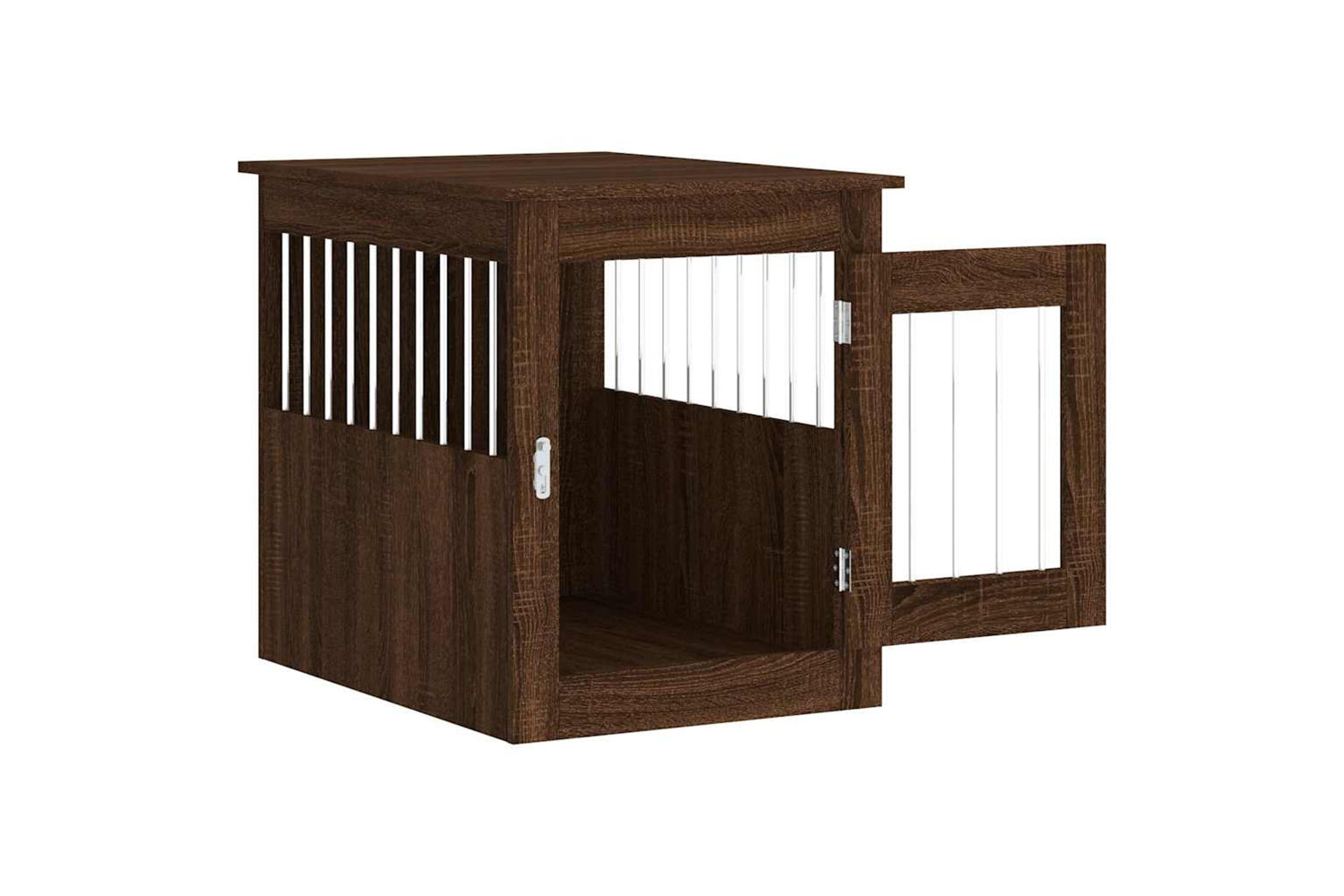 vidaXL 838322 Dog Crate Furniture Brown Oak 55x75x65cm Engineered Wood-5