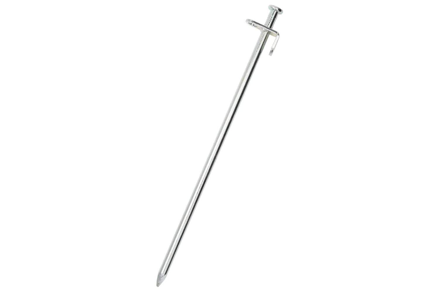 vidaXL 4009357 Tent Pegs 24 Pcs 30cm 8mm Galvanised Steel-2