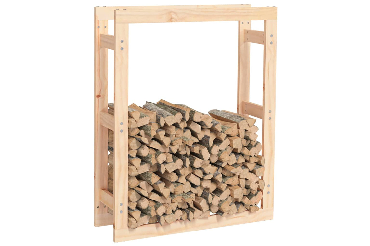 vidaXL 822417 Firewood Rack 80x25x100cm Solid Wood Pine-3