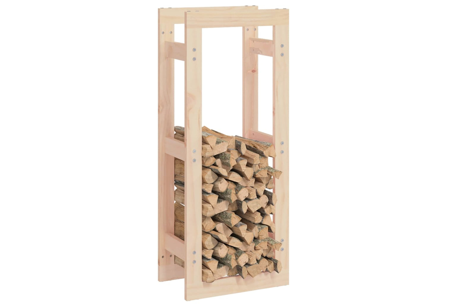 vidaXL 822407 Firewood Rack 41x25x100cm Solid Wood Pine-3