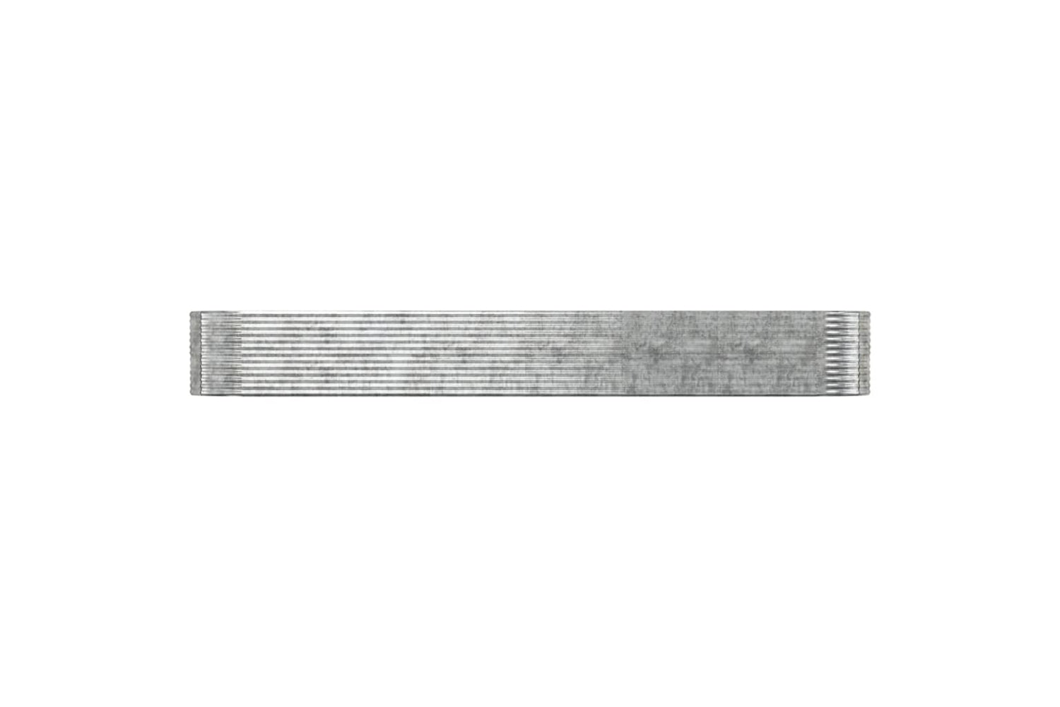 vidaXL 319087 Garden Raised Bed Silver 554x100x68cm Powder-coated Steel-2