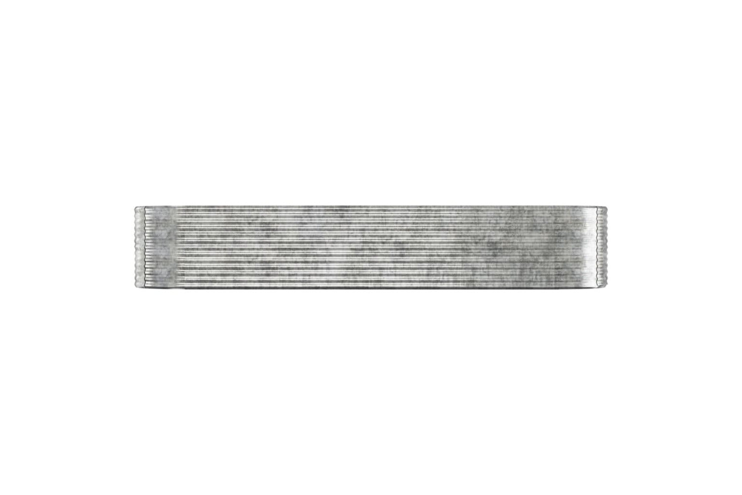 vidaXL 319077 Garden Raised Bed Powder-coated Steel 396x100x68cm Silver