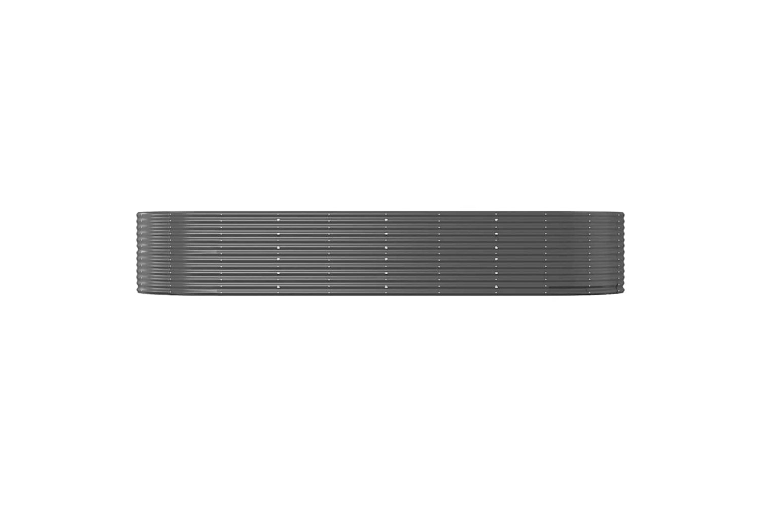 vidaXL 319106 Garden Raised Bed Anthracite 367x140x68cm Powder-coated Steel-2