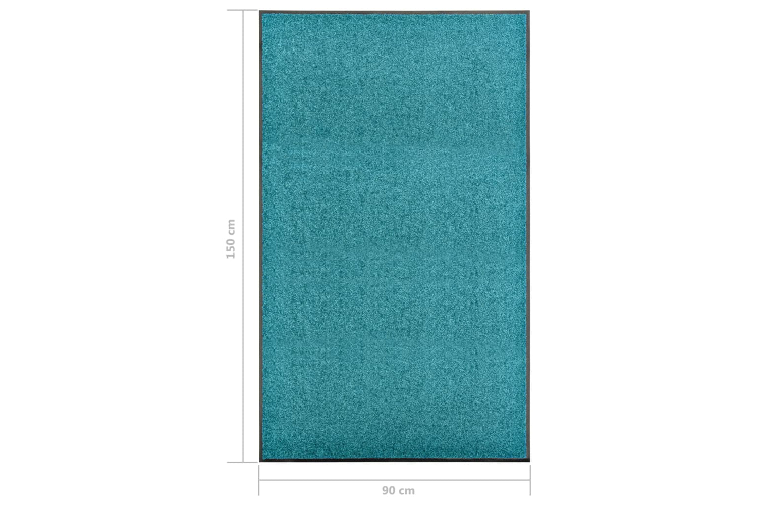 vidaXL 323461 Doormat Washable Cyan 90x150cm-6