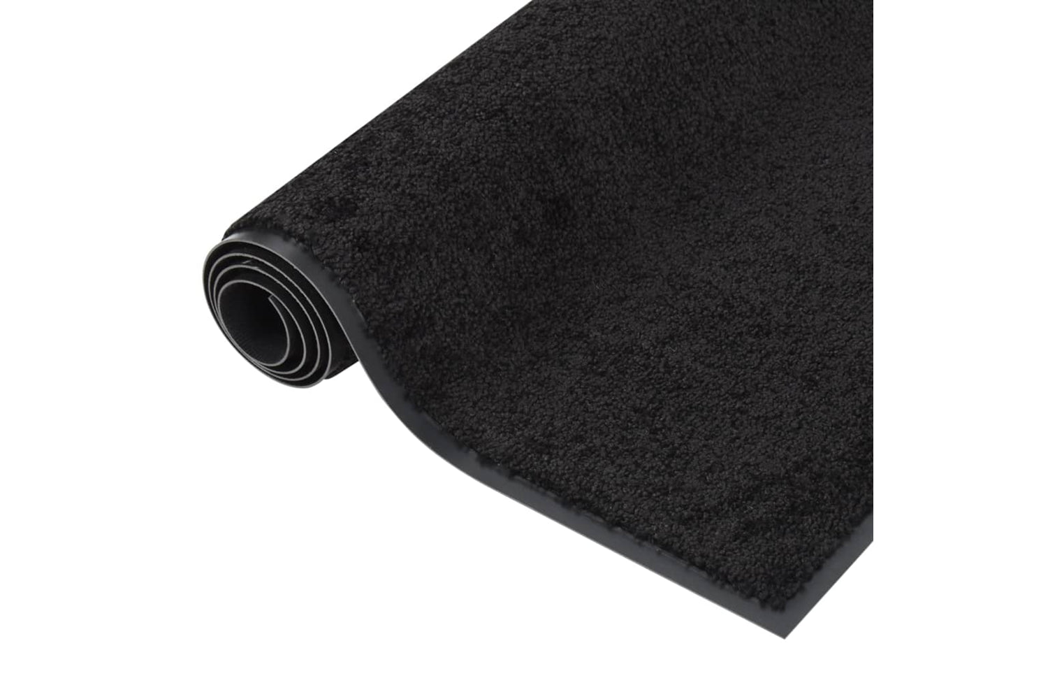 vidaXL 331597 Doormat Black 80x120cm-2