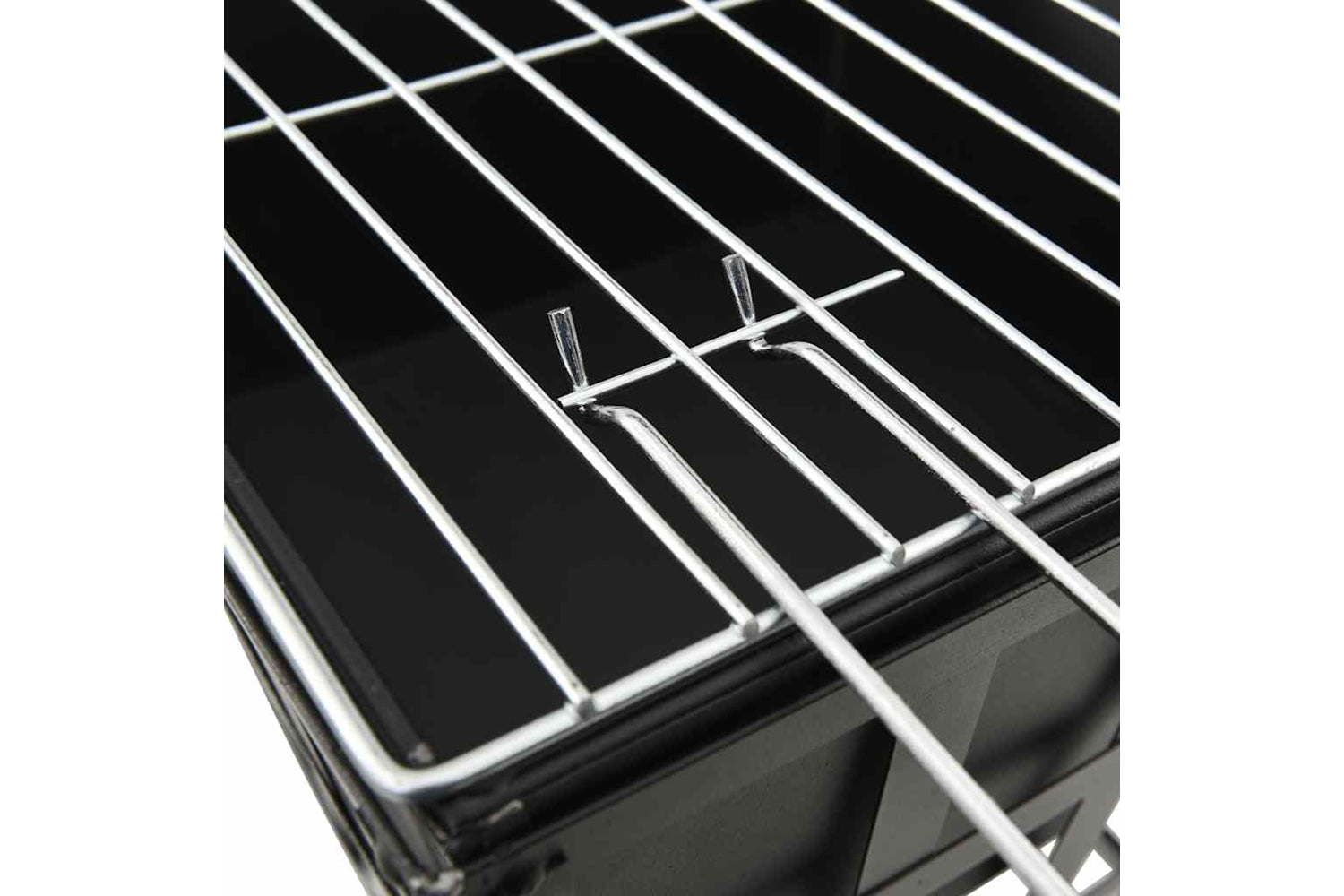 Vidaxl 2-in-1 Fire Pit And Bbq 34x34x48 Cm Steel-6