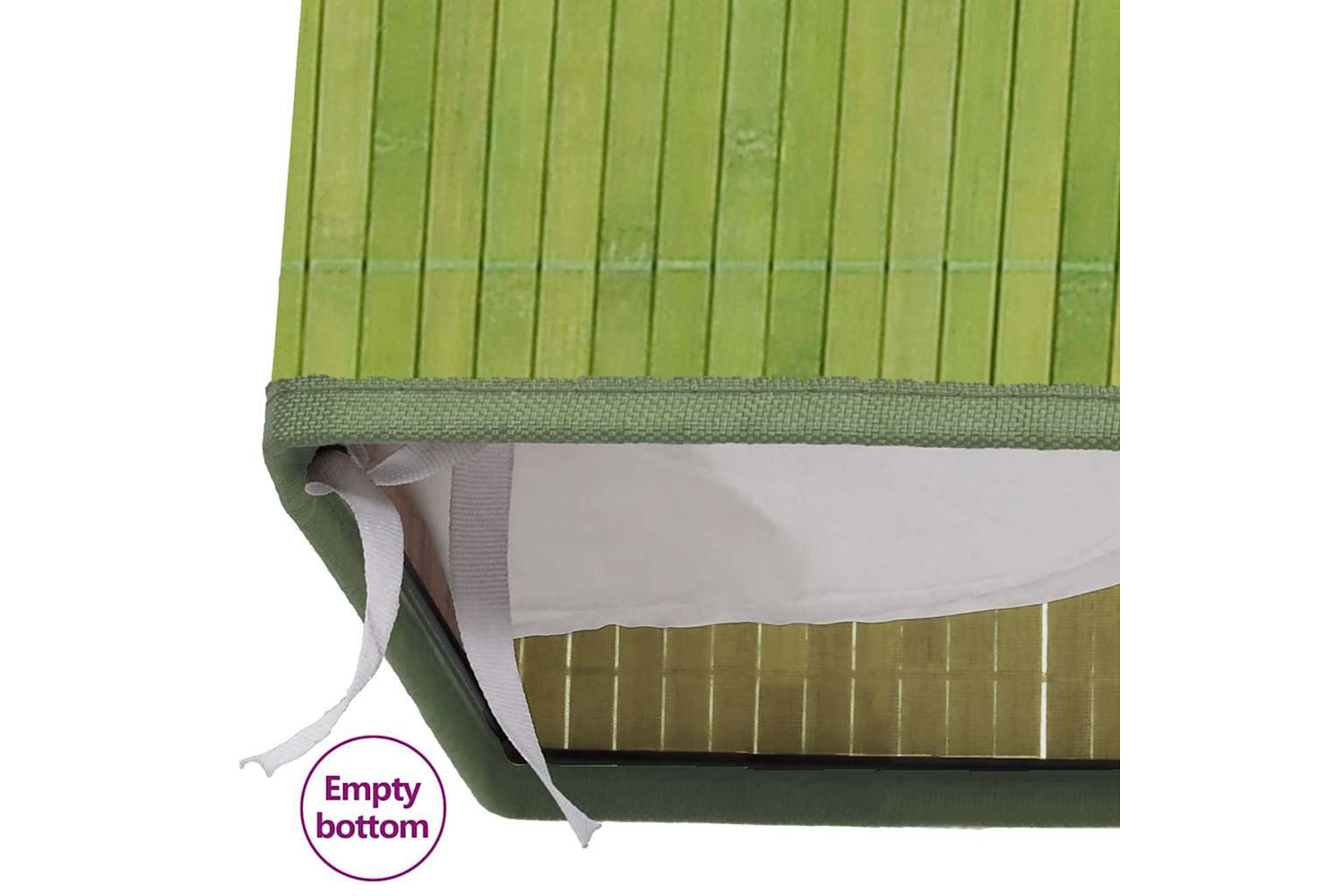 Vidaxl 320754 Bamboo Laundry Basket Green 83 L-8