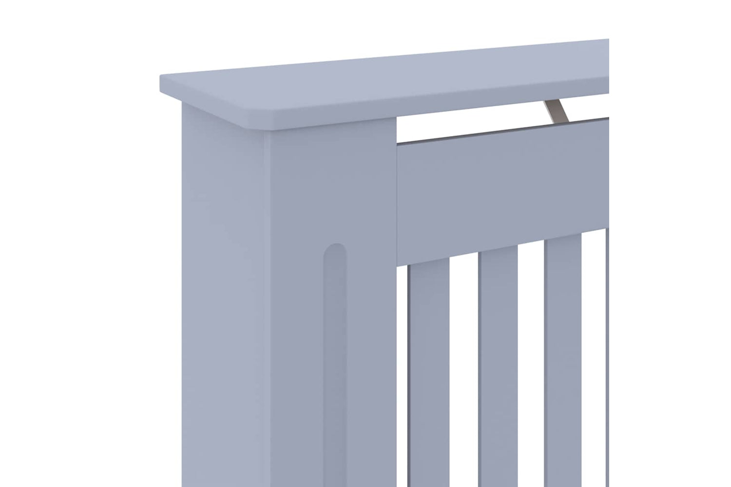 vidaXL Mdf Radiator Cover Grey 78cm-5