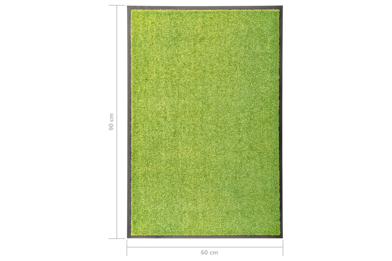 vidaXL 323428 Doormat Washable Green 60x90cm-6