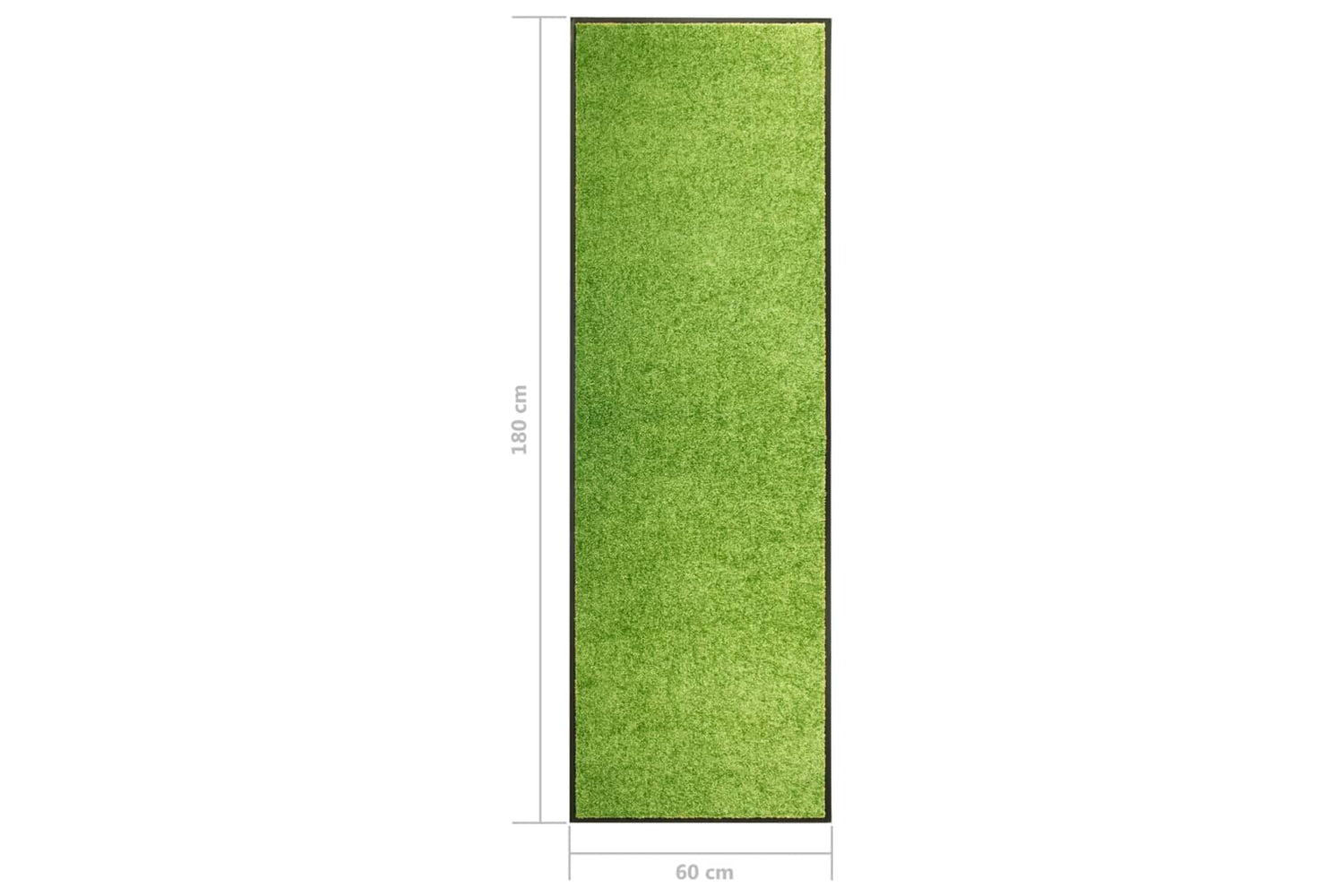 vidaXL 323429 Doormat Washable Green 60x180cm-6