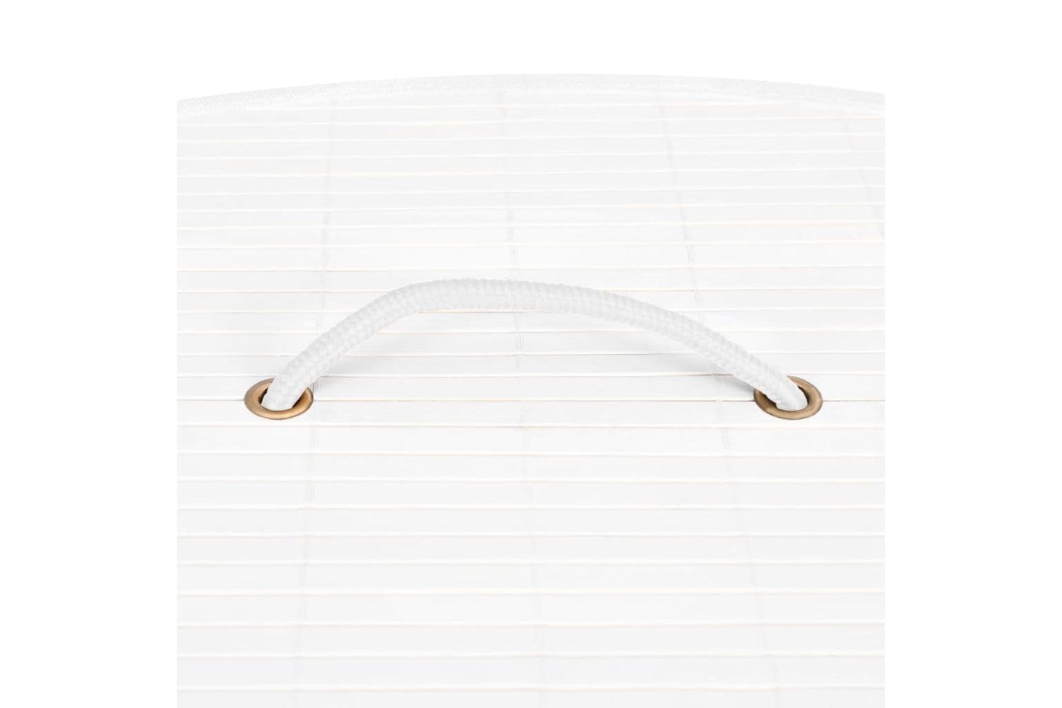 Vidaxl 320763 Bamboo Corner Laundry Basket White 60 L-6