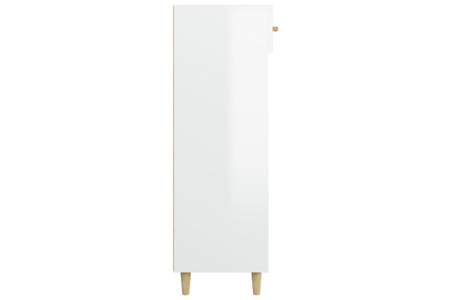 vidaXL 812786 Shoe Cabinet High Gloss White 60x35x105cm Engineered Wood-7