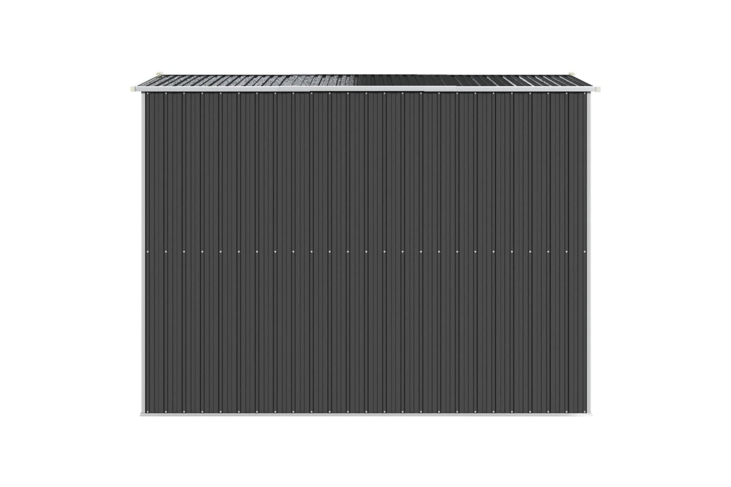 vidaXL 3147450 Garden Shed Anthracite 192x274x223cm Galvanised Steel-4