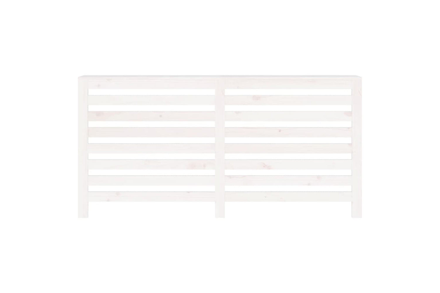 vidaXL 822607 Radiator Cover White 169x19x84cm Solid Wood Pine-4