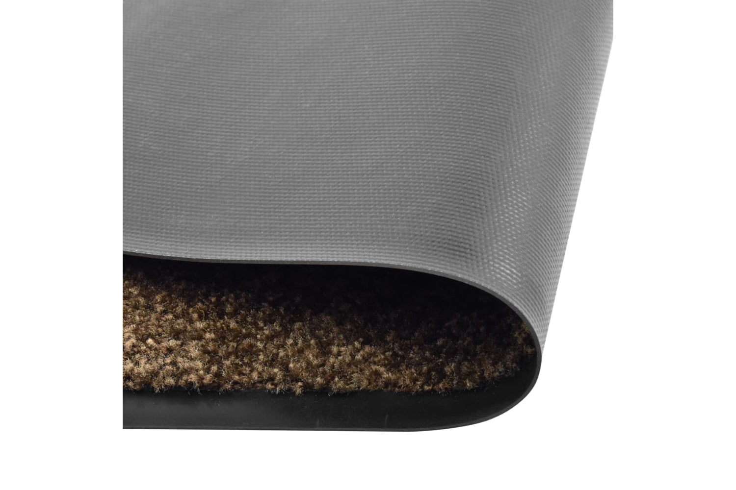 vidaXL 323433 Doormat Washable Brown 40x60cm-2
