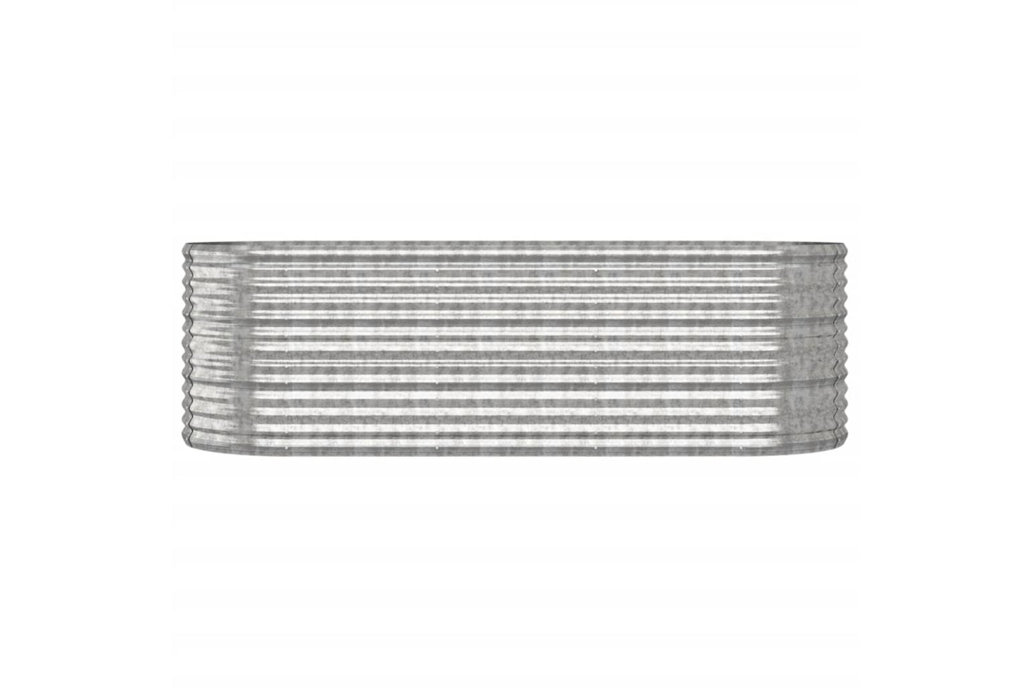 vidaXL 318957 Garden Raised Bed Powder-coated Steel 224x80x68cm Silver-2