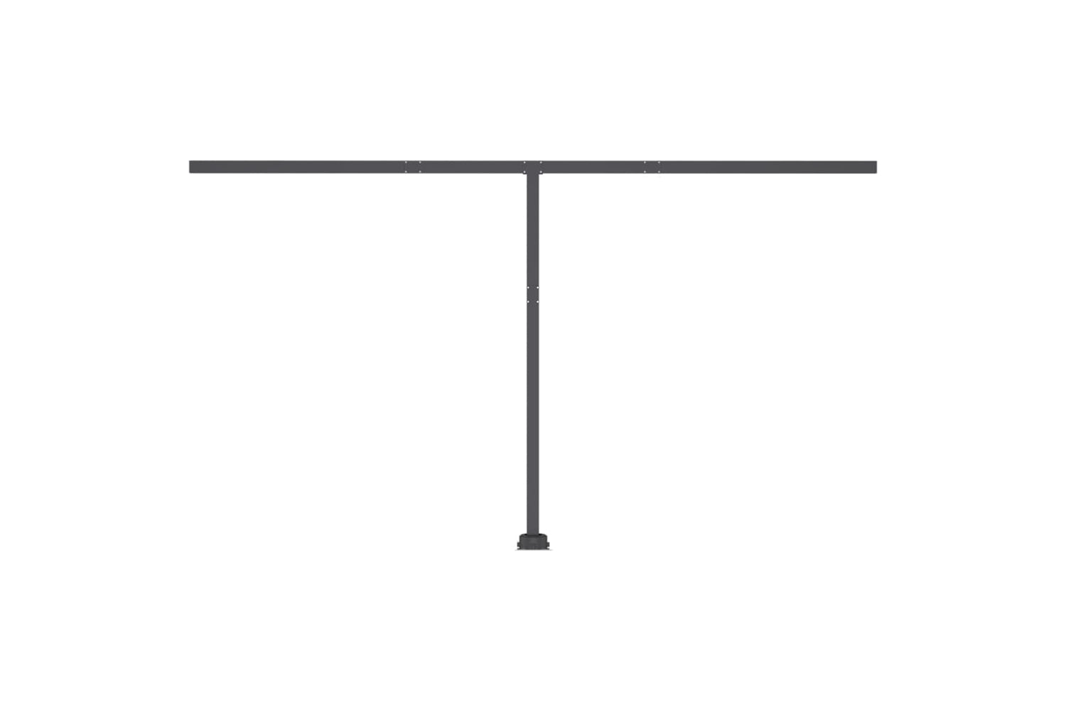 vidaXL 3069736 Freestanding Manual Retractable Awning 400x300cm Blue/white-7