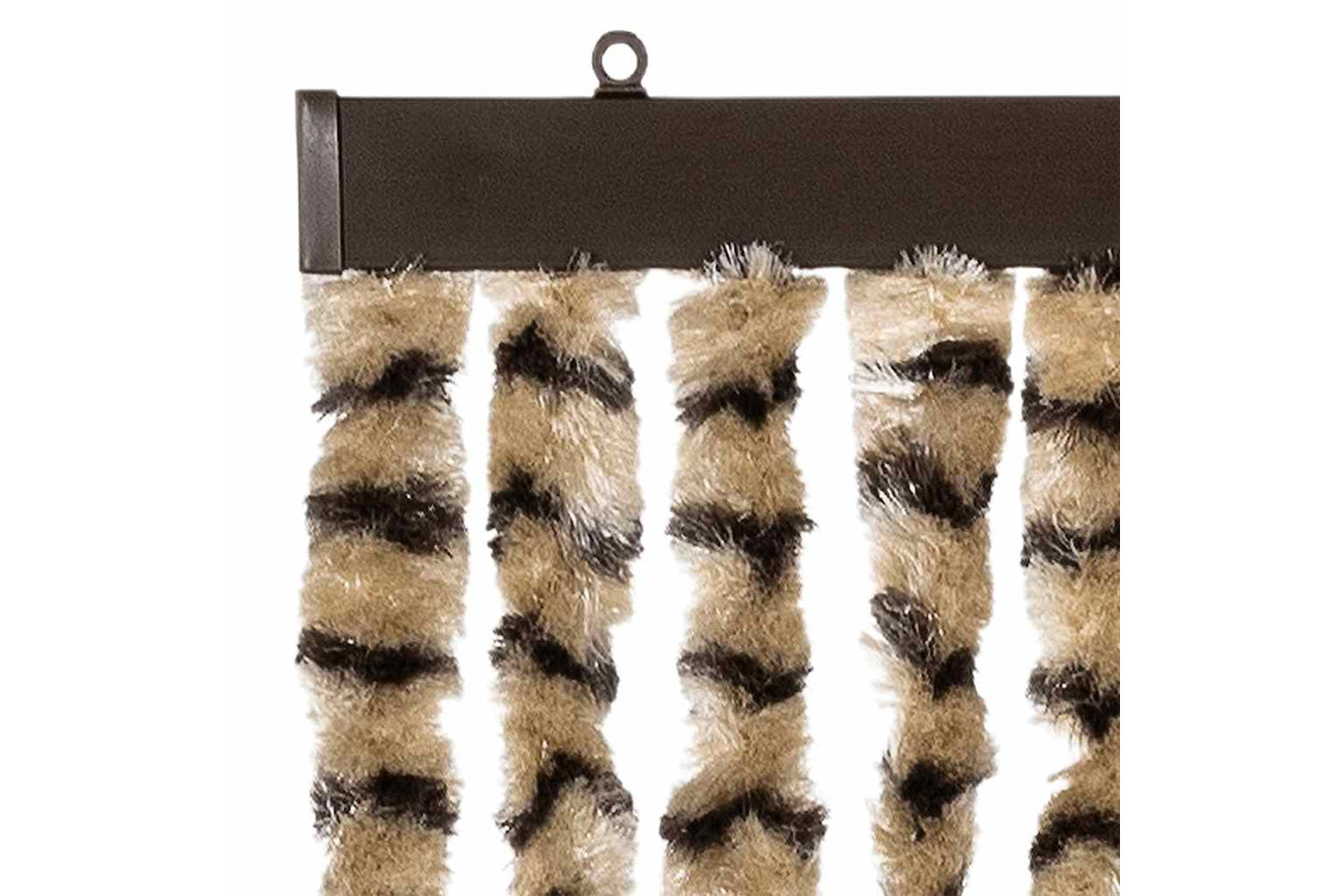 vidaXL Insect Curtain Beige And Brown 56x185cm Chenille-3