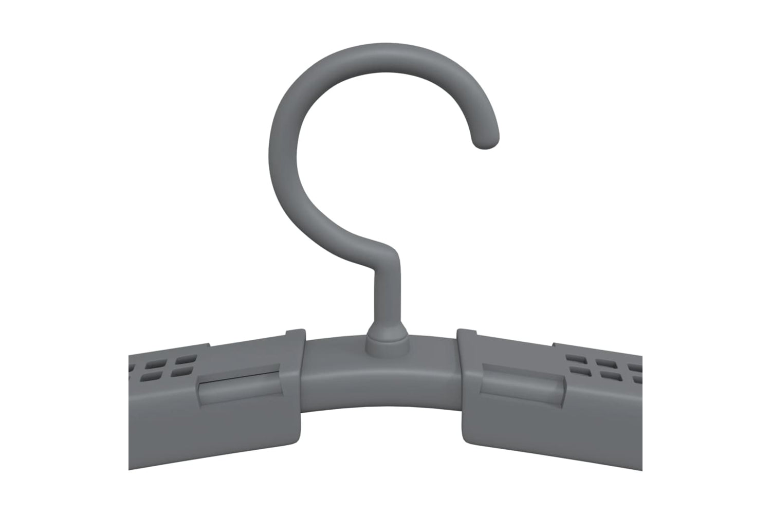 Vidaxl 344387 Extendable Clothes Hangers 5 Pcs Grey-5