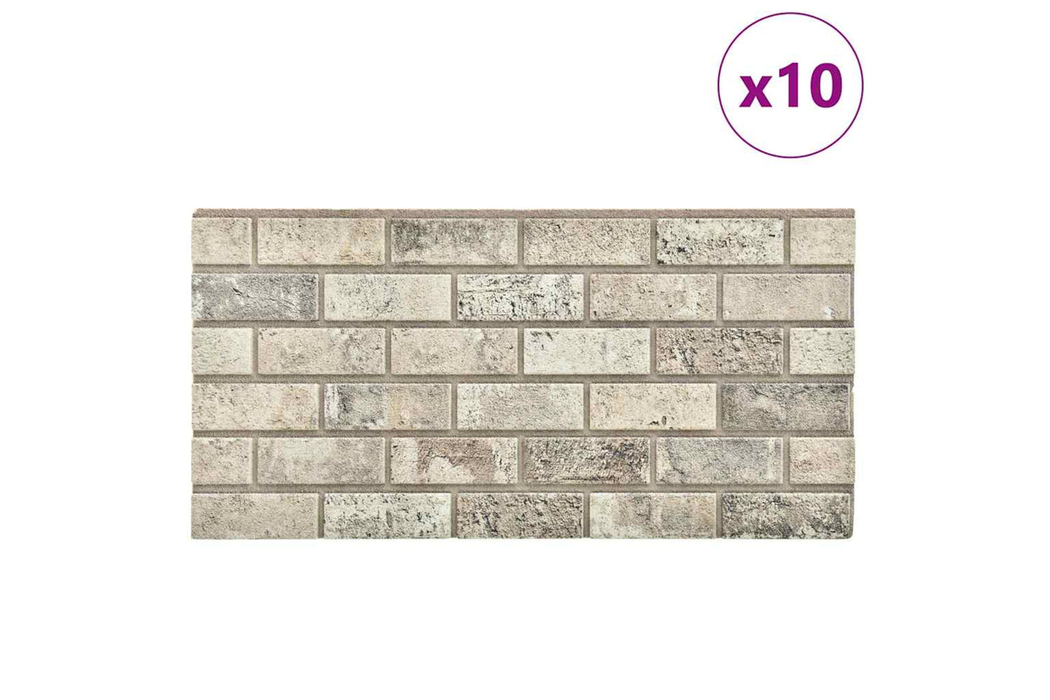 Vidaxl 3d Wall Panels With Sand Brick Design 10 Pcs Eps-3