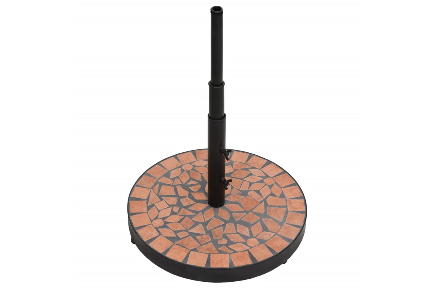 Vidaxl Parasol Base Terracotta Round 12 Kg-3