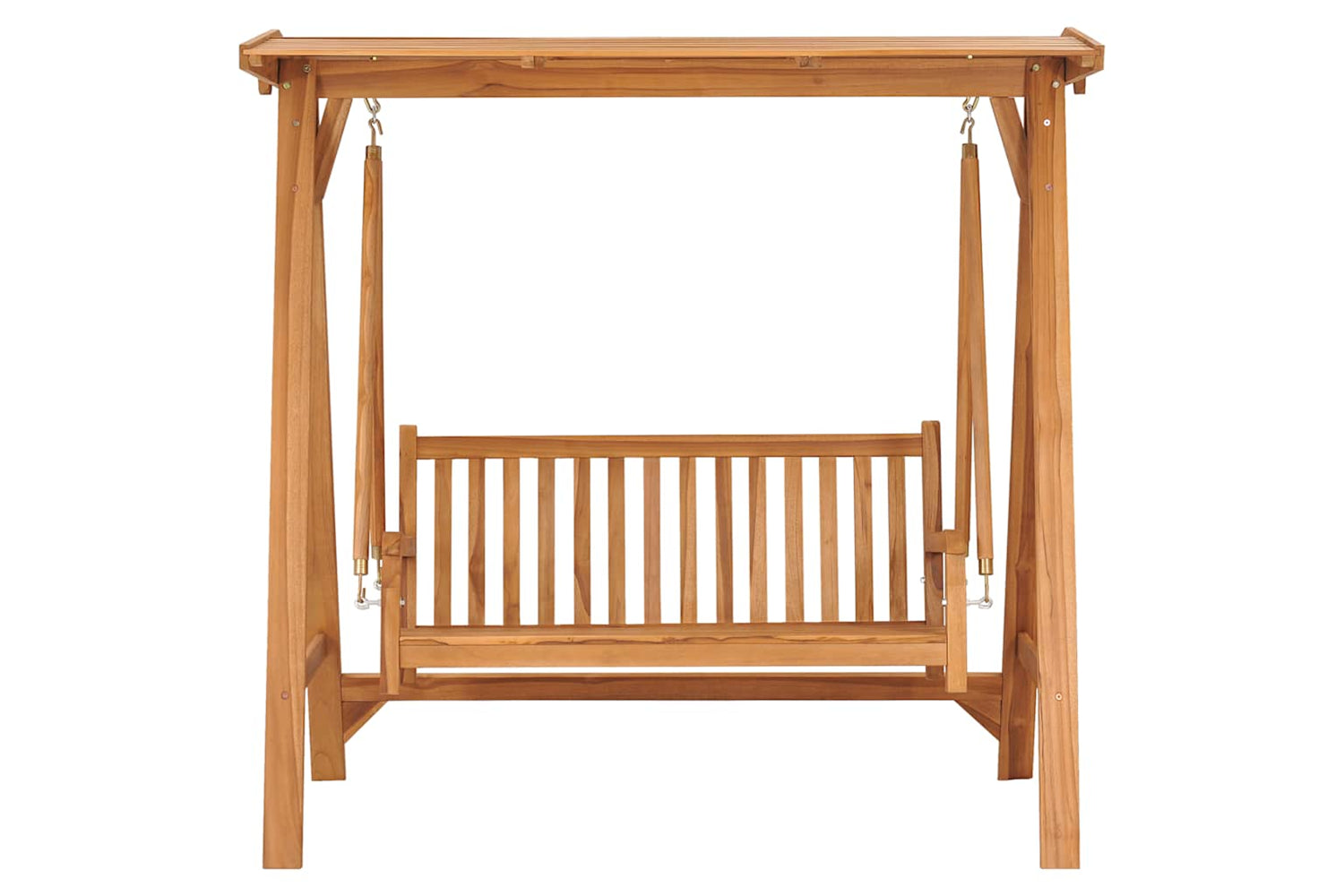 vidaXL 316629 Swing Bench 170cm Solid Teak Wood-2