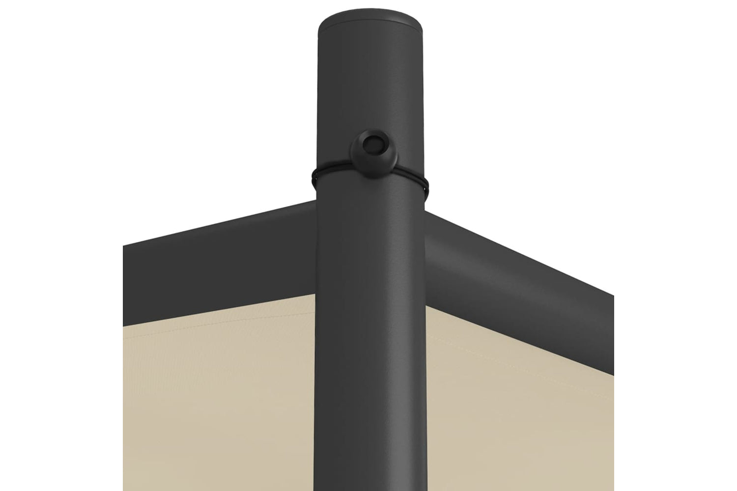 Vidaxl 362463 Gazebo Beige 3x3 M 180 G/mâ² Fabric And Steel-5