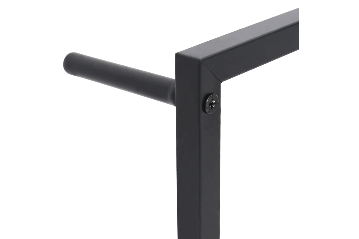 vidaXL 336118 Towel Rack Black 45x10x115cm Steel-4
