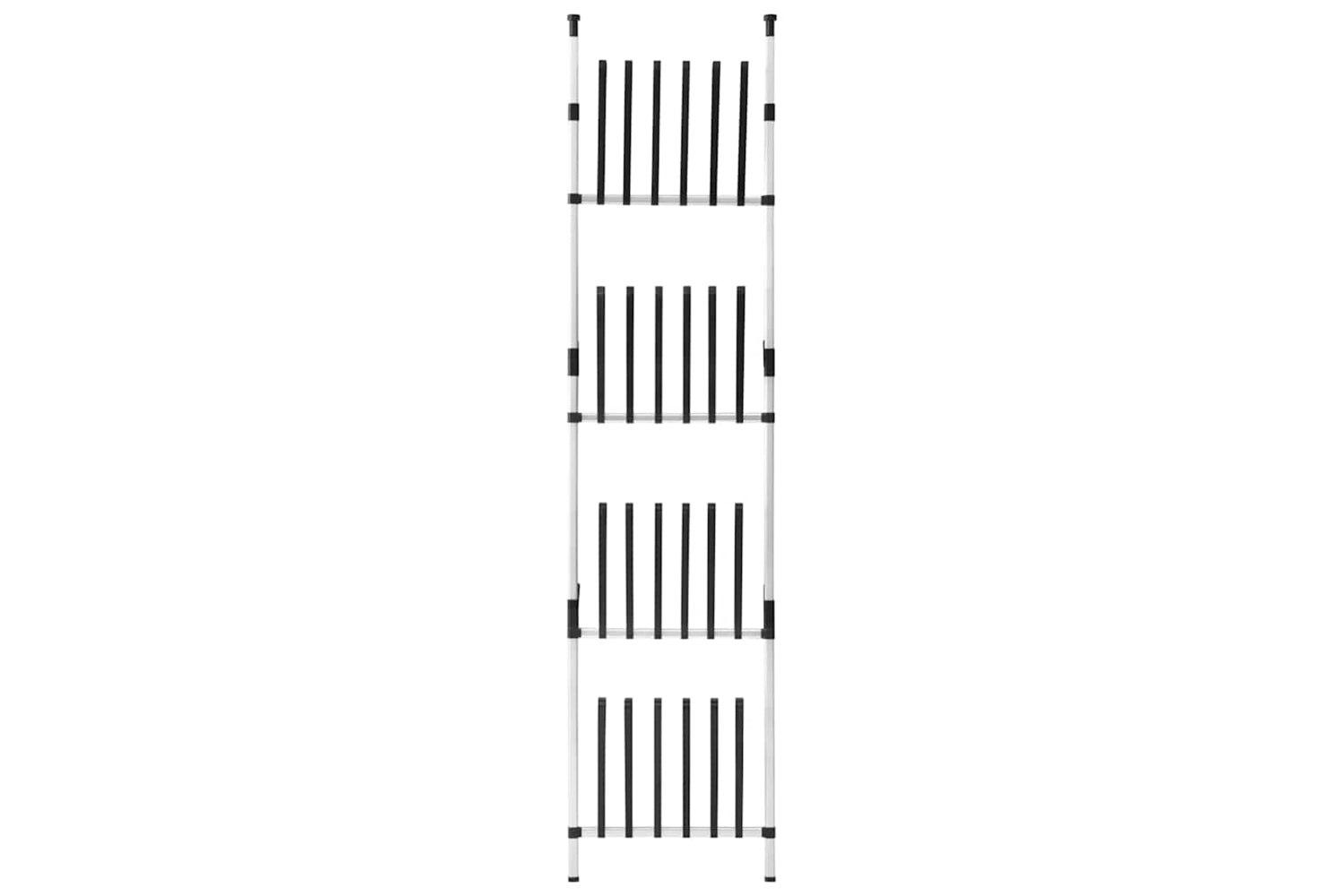 Vidaxl 321110 Telescopic Boot Rack With Rods Aluminium-4