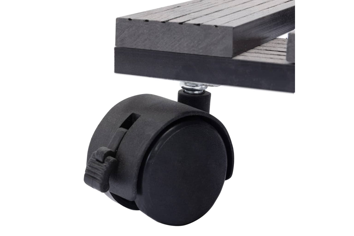 vidaXL 149034 Plant Trolleys 2 Pcs Grey 30x30x7.5cm Wpc-5