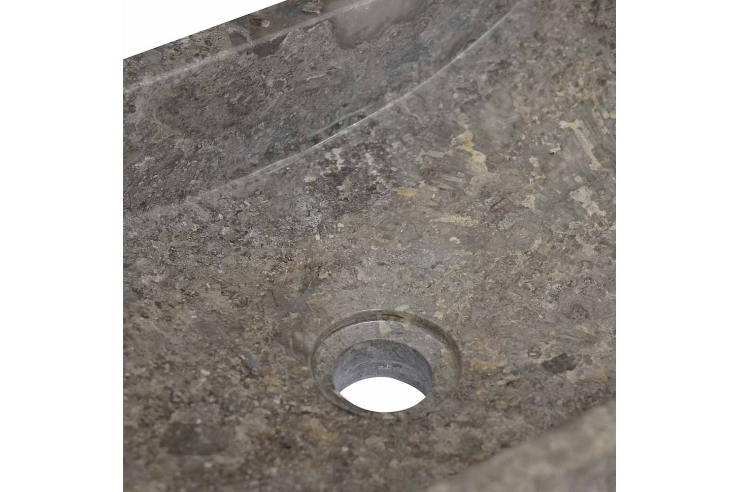 vidaXL 149156 Sink Marble 45x30x12cm High Gloss Grey-7
