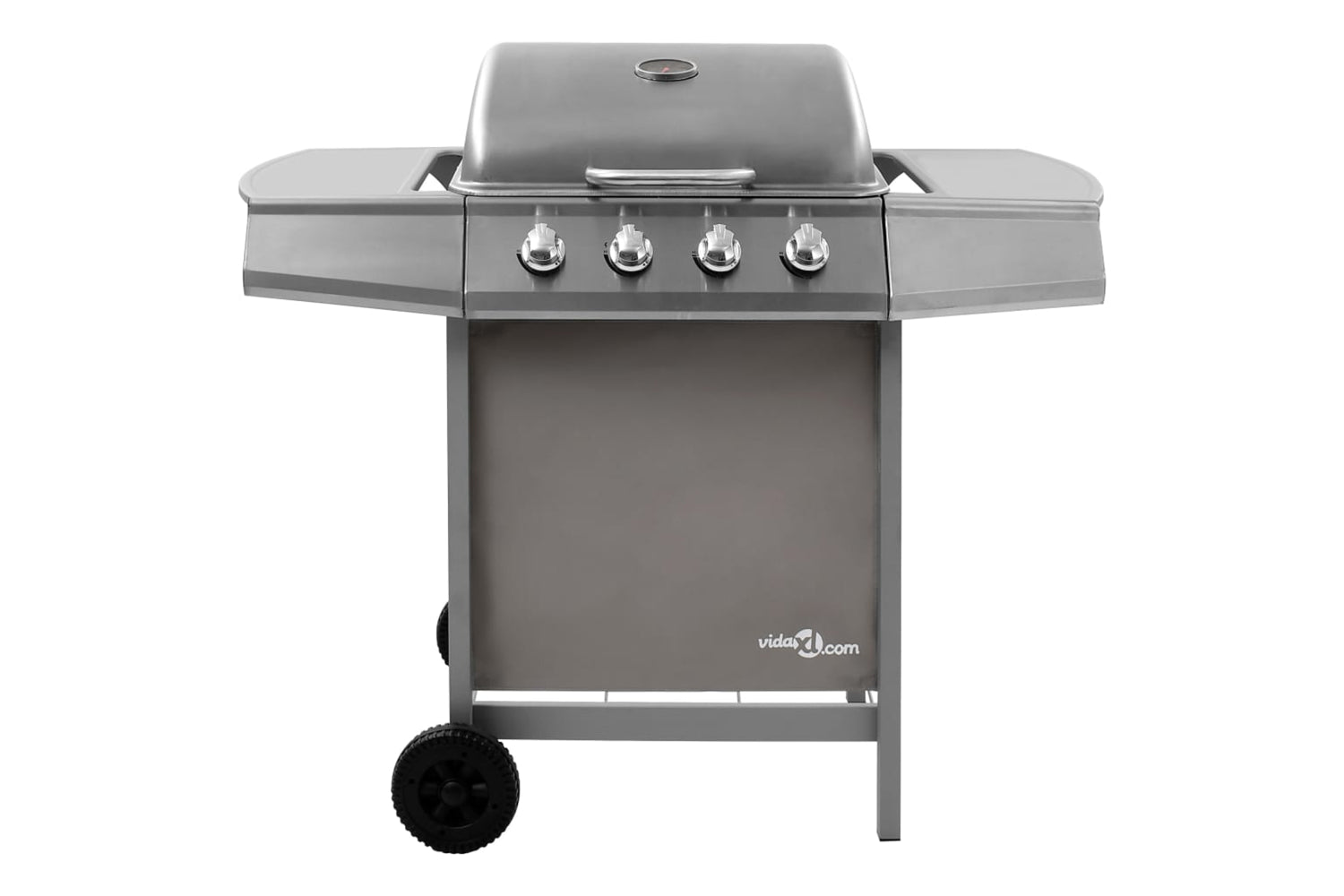 Vidaxl 3053626 Gas Bbq Grill With 4 Burners Silver-3