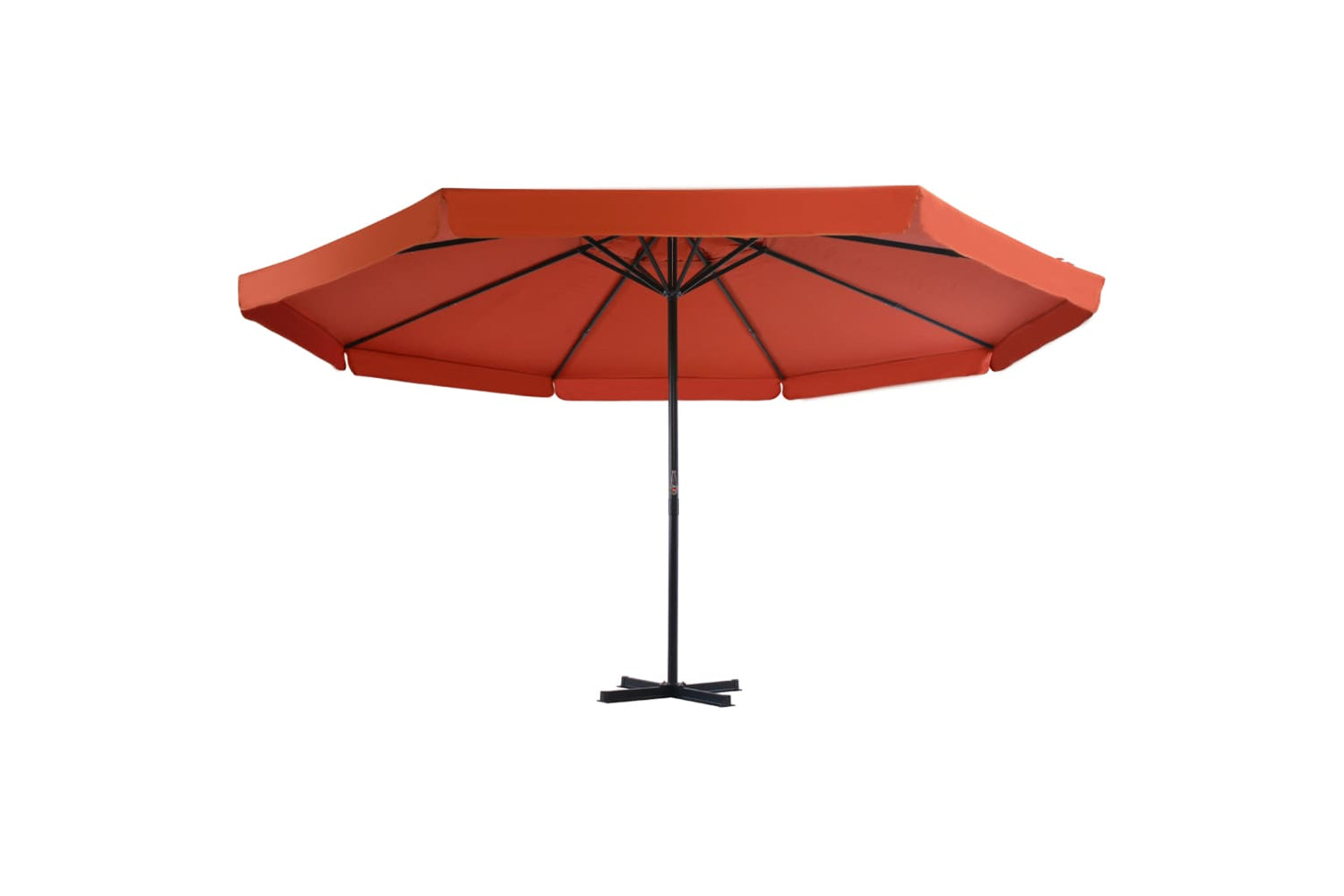 vidaXL 44477 Outdoor Parasol With Aluminium Pole 500cm Terracotta-2