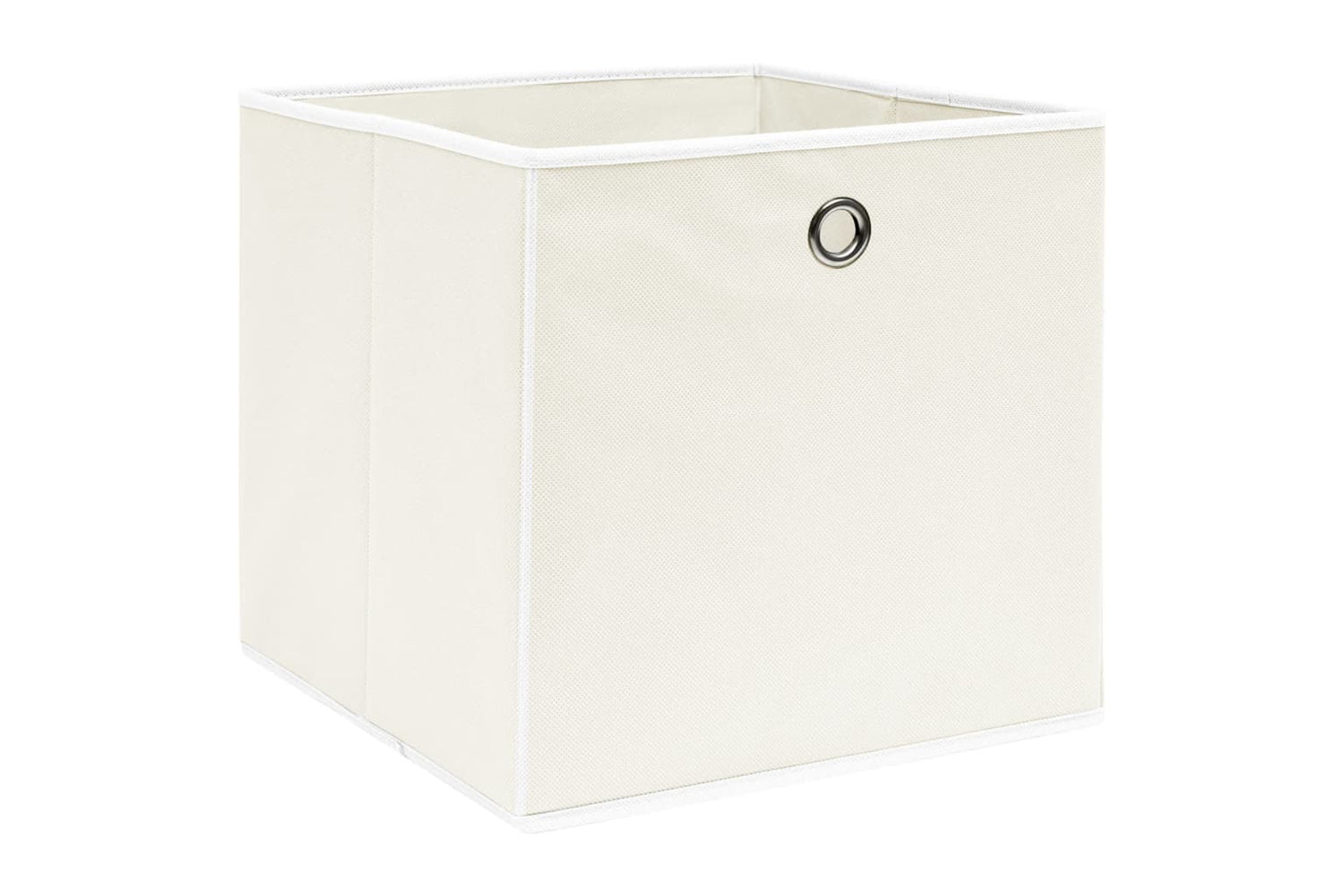 Vidaxl 288351 Storage Boxes 10 Pcs White 32x32x32 Cm Fabric-2