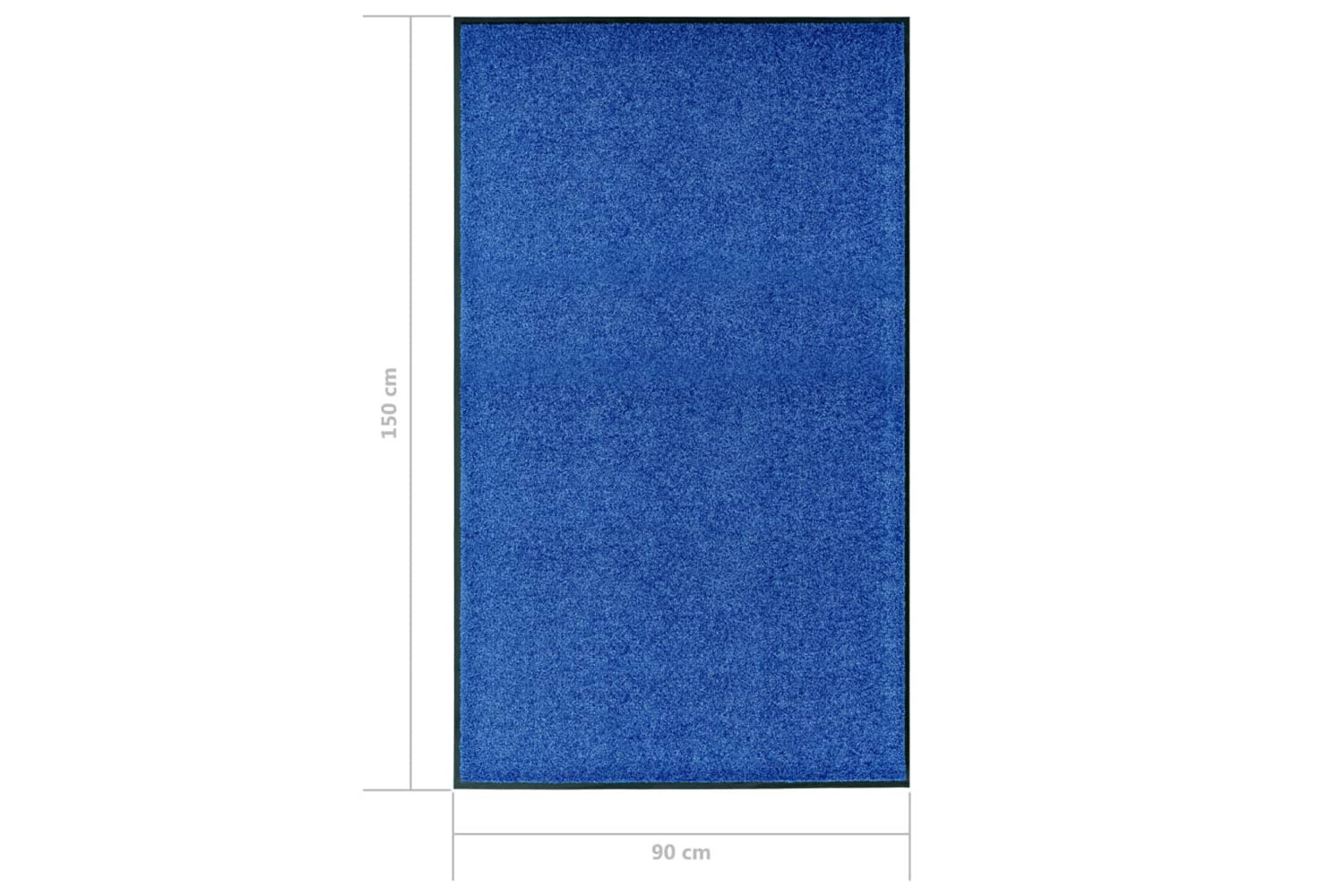 vidaXL 323443 Doormat Washable Blue 90x150cm-6