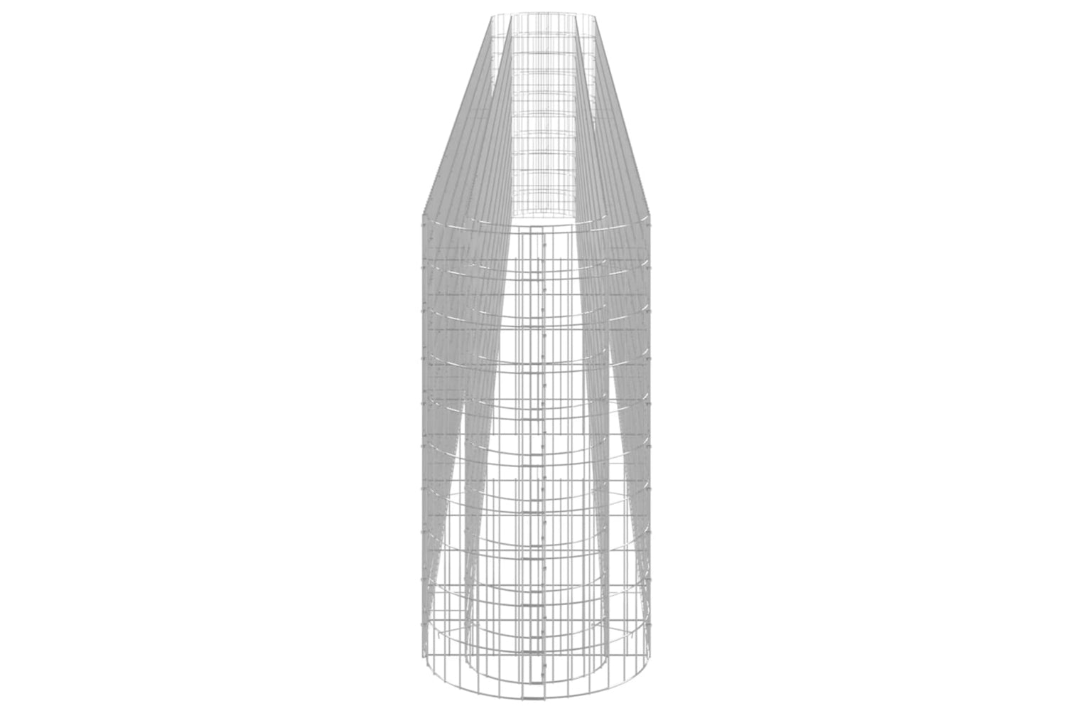vidaXL 152039 Gabion Raised Bed Galvanised Iron 610x50x100cm-4