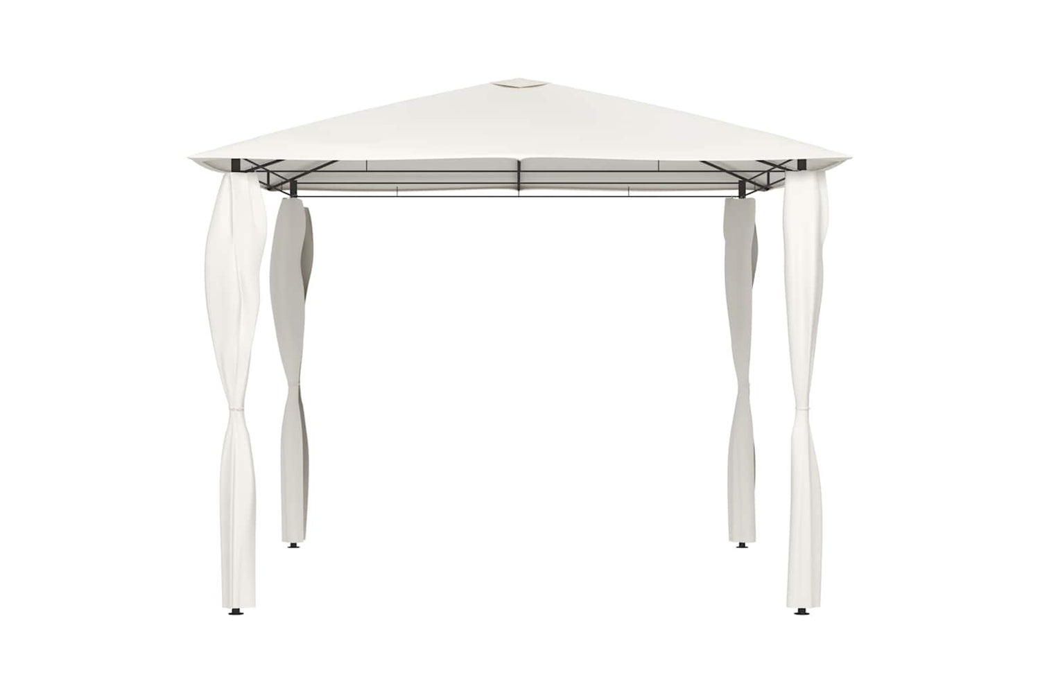 Vidaxl 313605 Gazebo With Post Covers 3x3x2.6 M Cream 160 G/mâ²-2