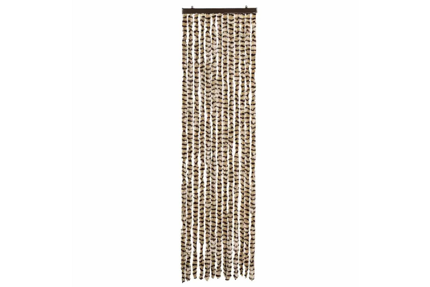 vidaXL Insect Curtain Beige And Brown 56x185cm Chenille-2