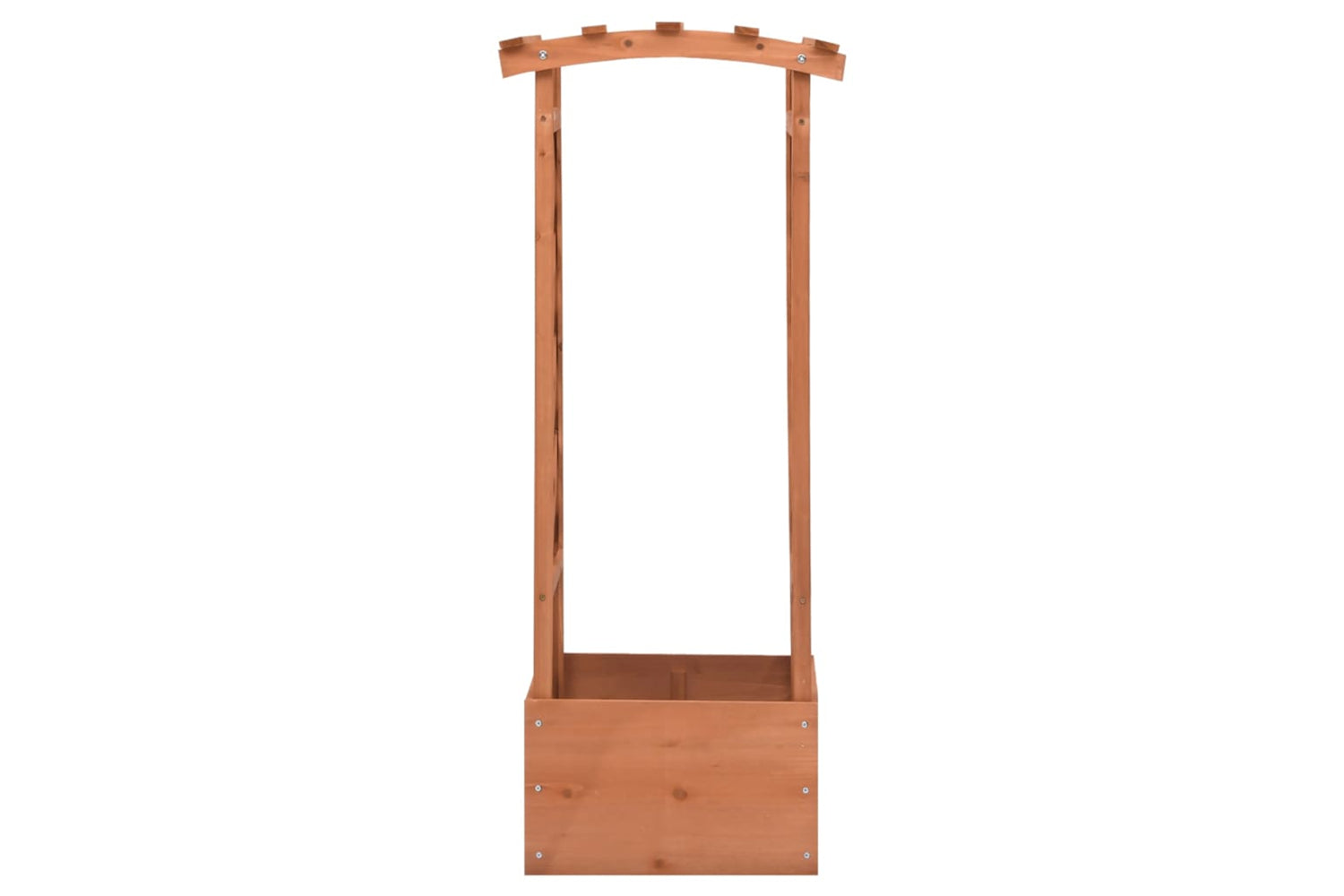 vidaXL 316391 Trellis Planter With Arch 49x39x117cm Firwood-2
