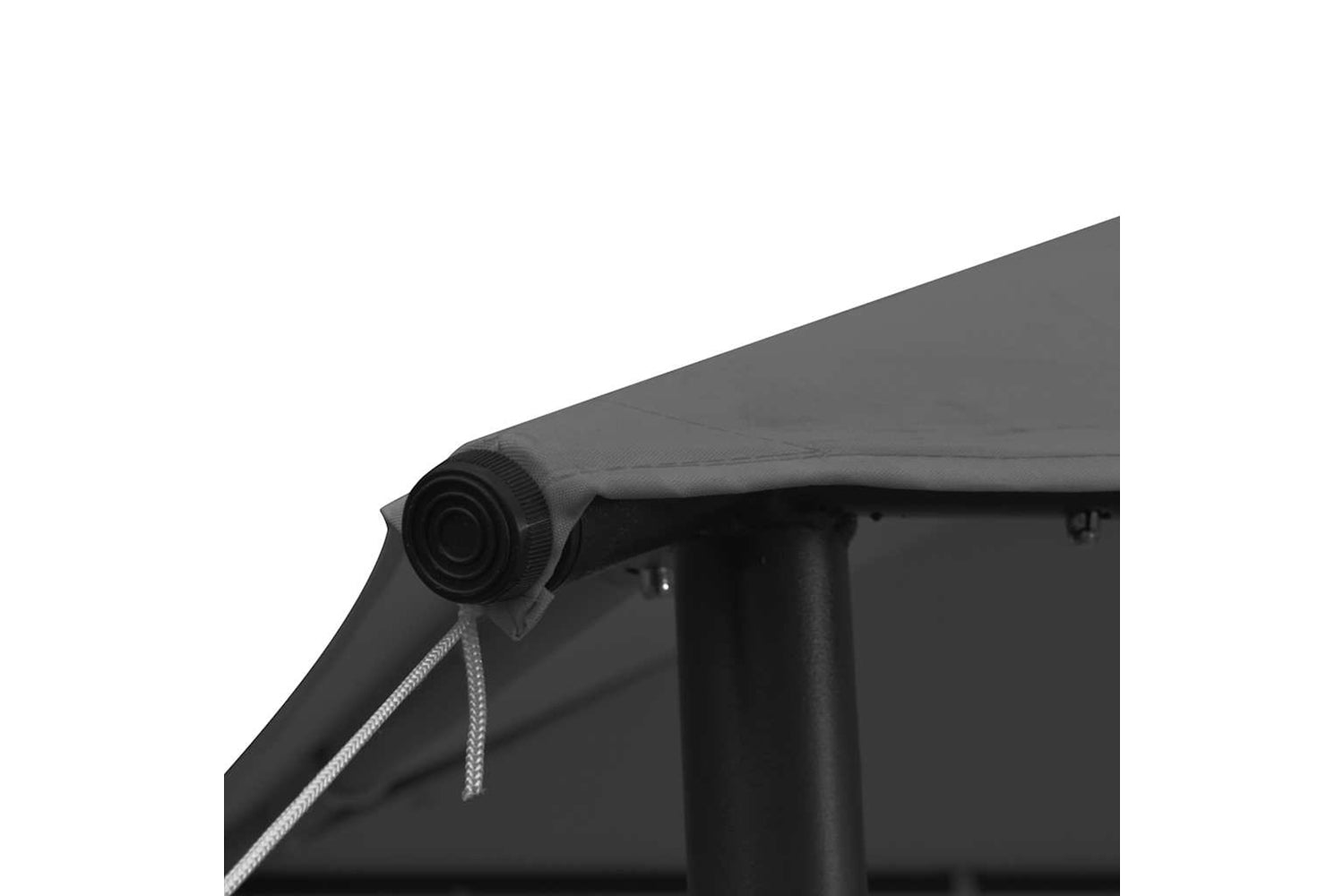 Vidaxl 312240 Gazebo 3x3 M Anthracite Fabric And Steel 180 G/mâ²-5