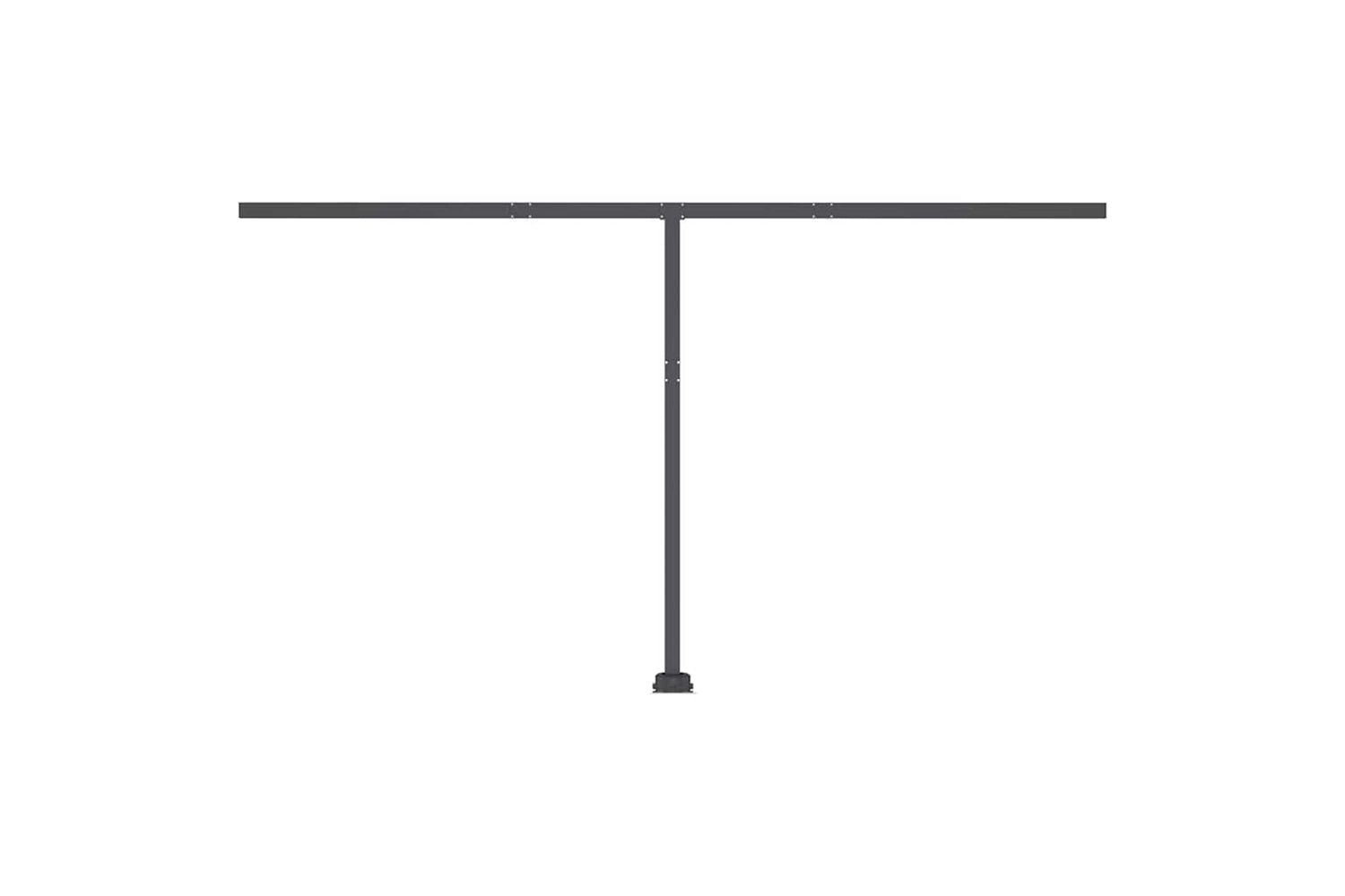 Vidaxl Manual Retractable Awning With Led 400x300 Cm Cream-7