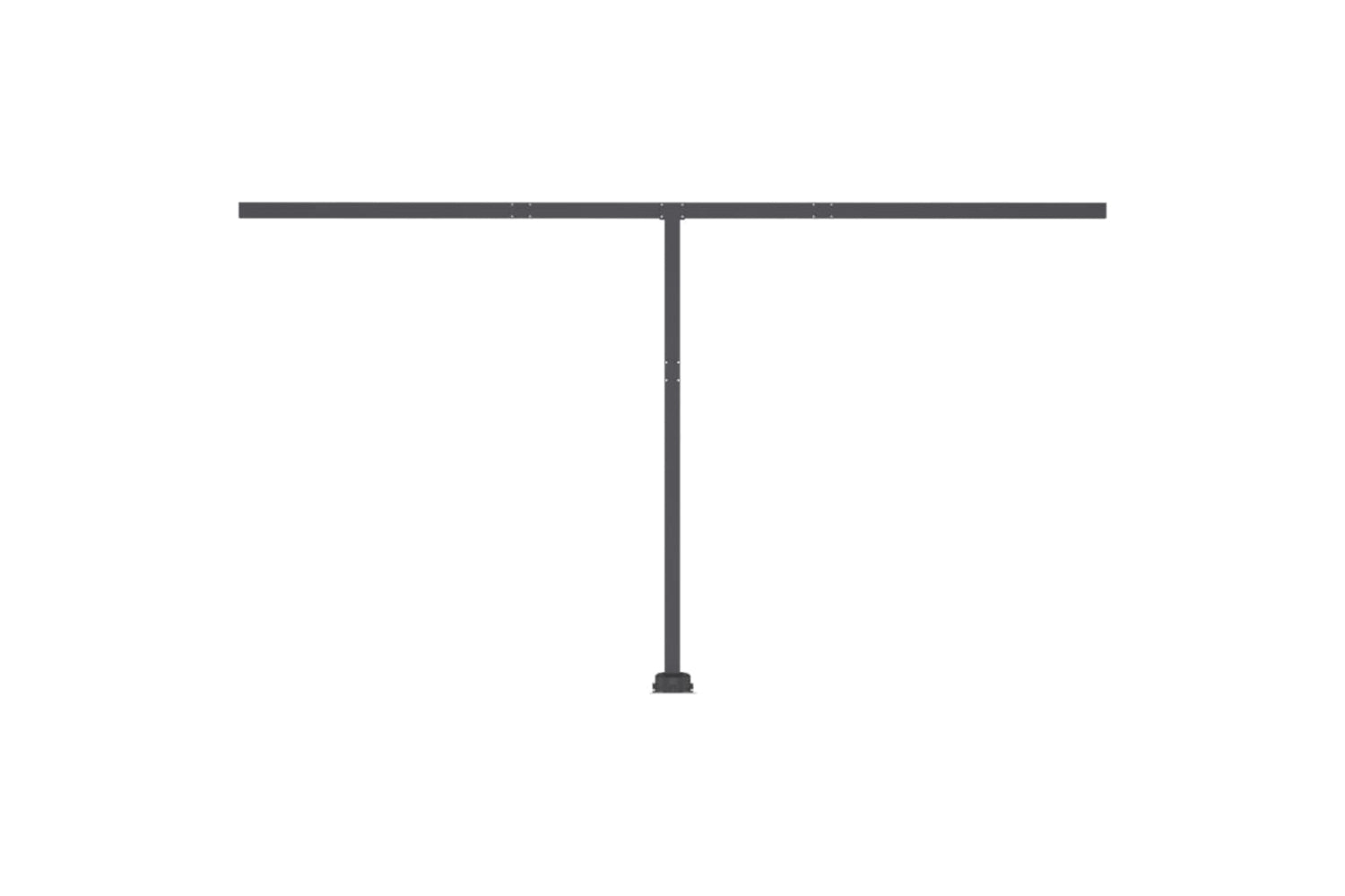 vidaXL 3069836 Freestanding Manual Retractable Awning 450x350cm Blue/white-7
