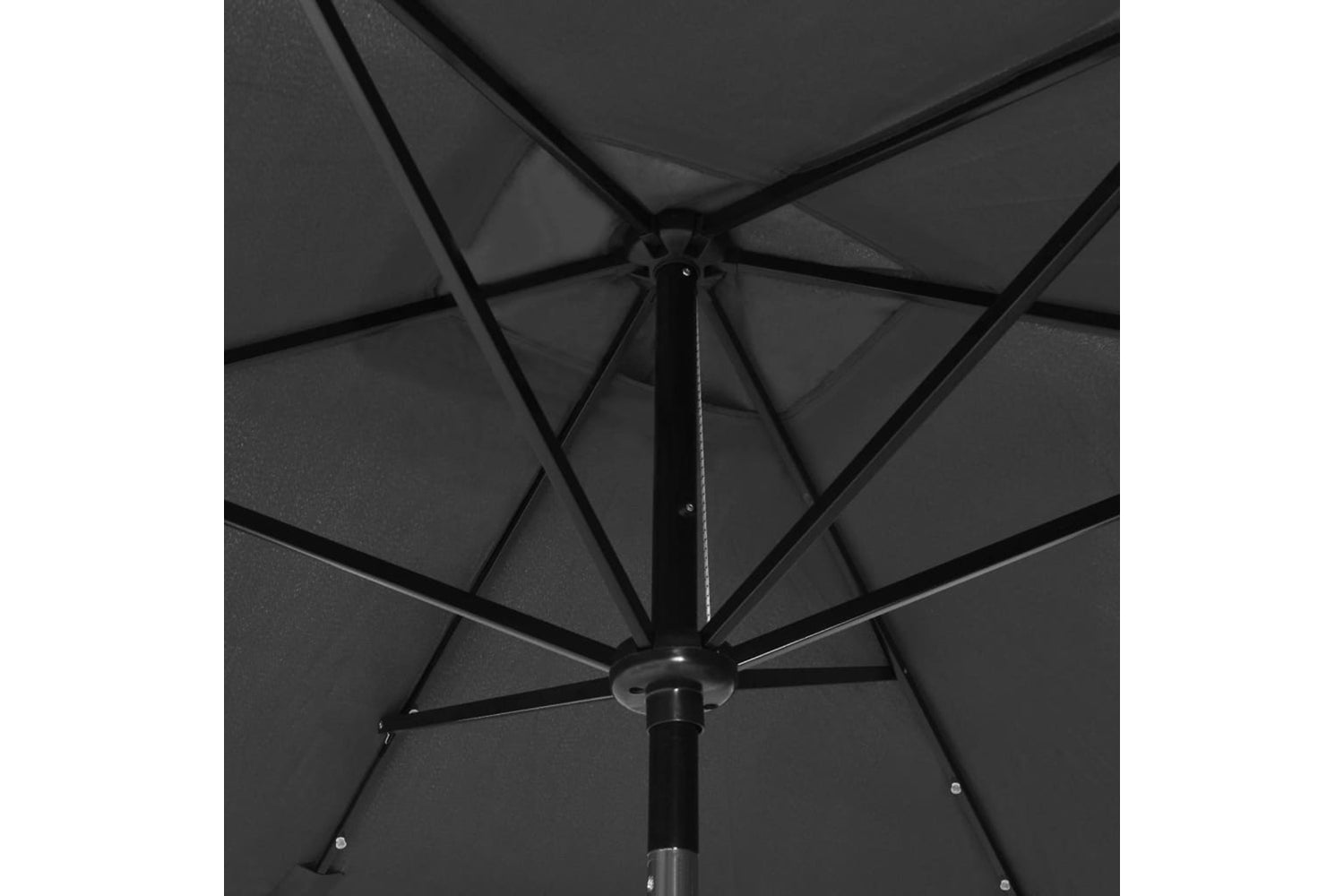 Vidaxl 313788 Parasol With Leds And Steel Pole Anthracite 2x3 M-9