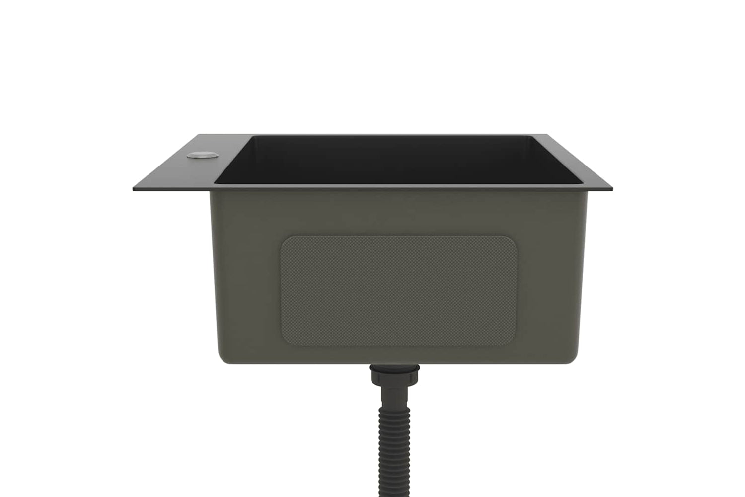 Vidaxl 51509 Handmade Kitchen Sink Black Stainless Steel-5
