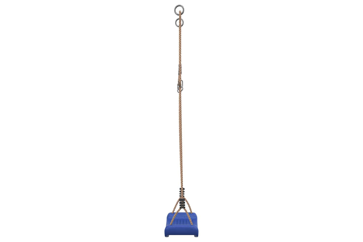 Vidaxl Outdoor Swing Seat For Kids Single With Adjustable Rope Blue-4