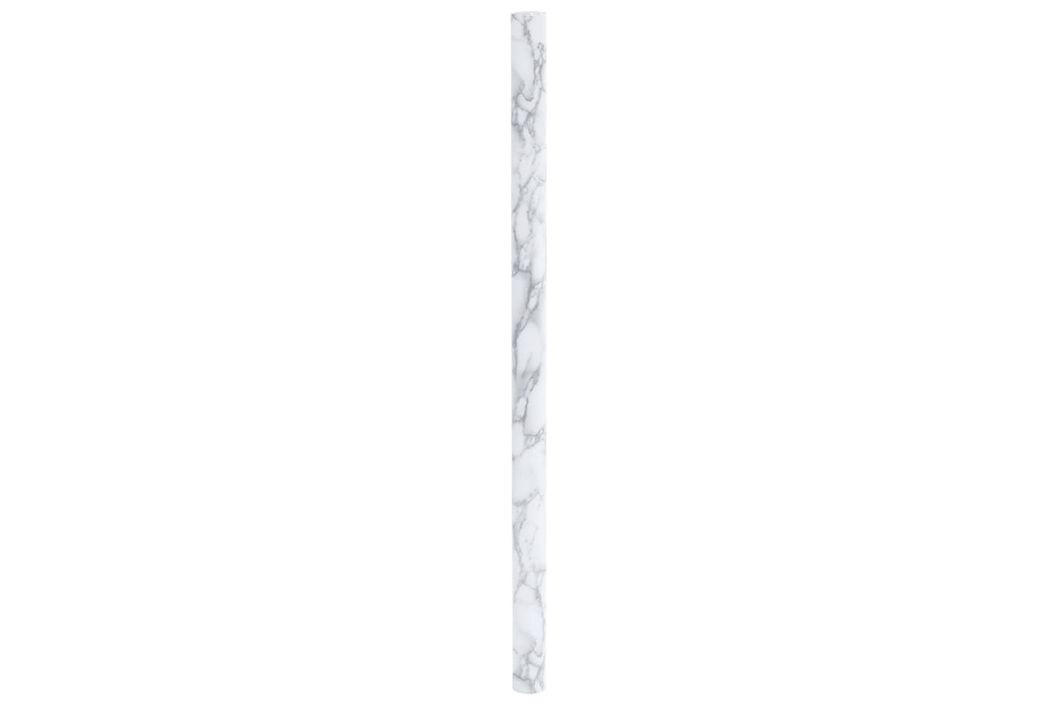 vidaXL 3206487 Furniture Stickers Self-adhesive Marble White 90x500cm Pvc-3