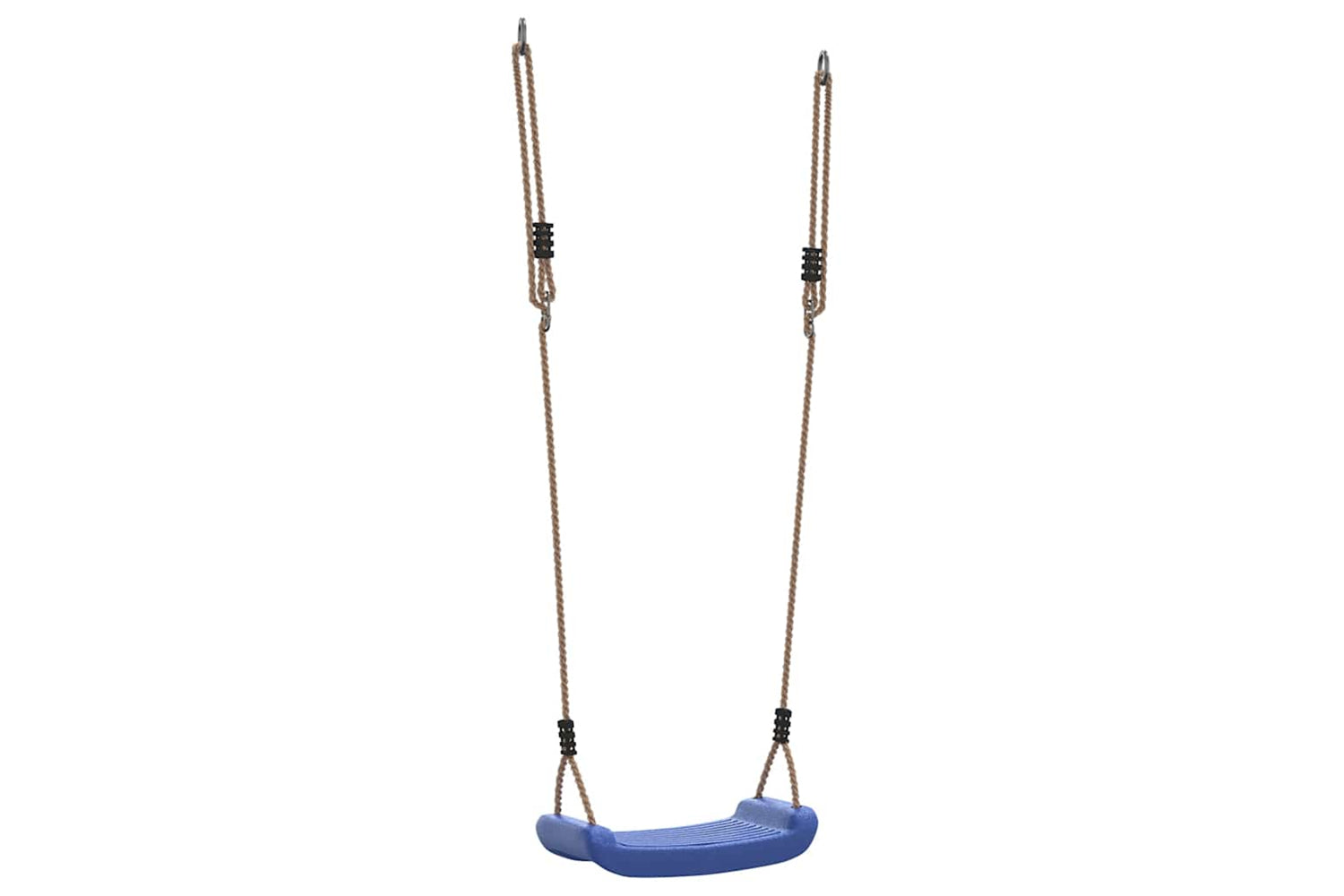 Vidaxl Outdoor Swing Seat For Kids Single With Adjustable Rope Blue-5