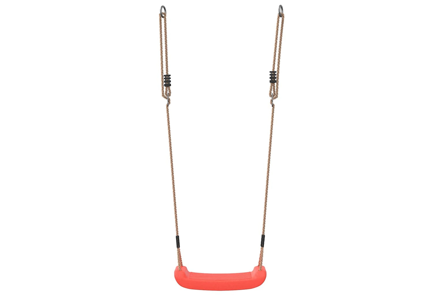 Vidaxl Outdoor Swing Seat For Kids Single With Adjustable Rope Red-3